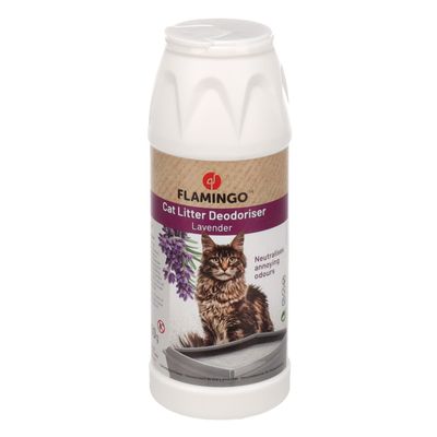Désodorisant de litière avec parfum de lavande 750 g pour chat