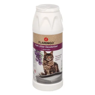 Désodorisant de litière avec parfum de lavande 750 g pour chat