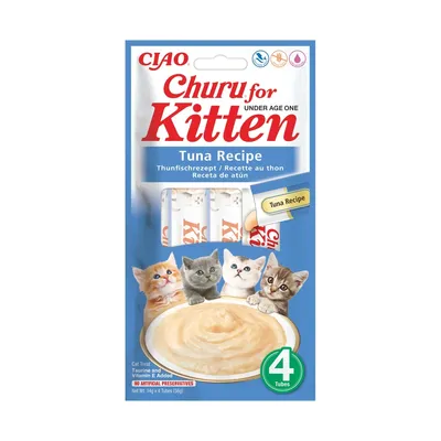 Inaba Churu Kitten Atún Snack Cremoso para gatos