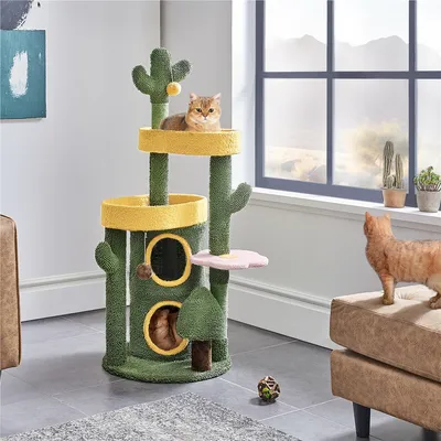 Arbre à Chat Multiniveau Moppy Avec Cachette à 2 Niveaux 3 Perchoirs