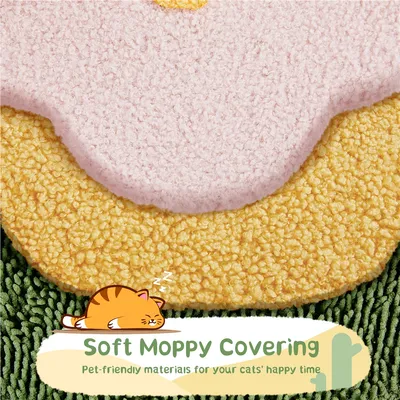 Yaheetech Arbre à Chat Multiniveau en Tissu Moppy