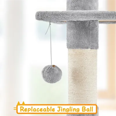 Yaheetech Arbre à Chat Réglable en Hauteur