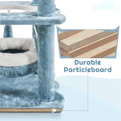 Yaheetech Arbre à Chat Effet Requin