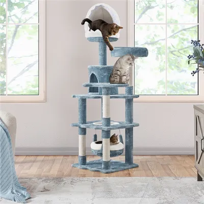 Arbre à Chat Avec Niche Effet Requin Avec Hamac Cachette Perchoir