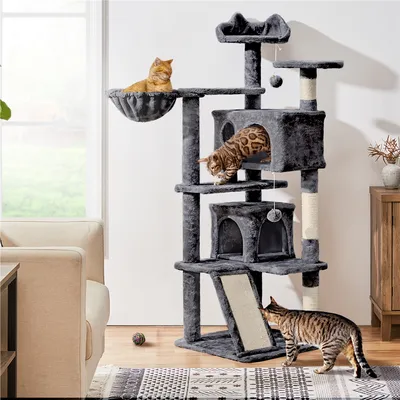 Yaheetech Arbre à Chat 146cm de Haut