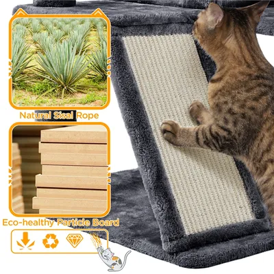 Yaheetech Arbre à Chat 146cm de Haut