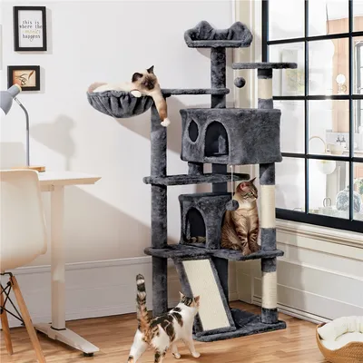 Yaheetech Arbre à Chat 146cm de Haut