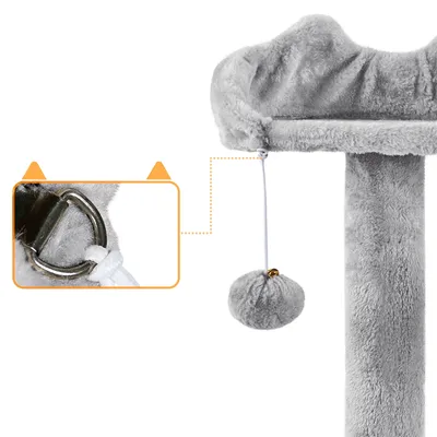 Yaheetech Grand Arbre à Chat en Bois