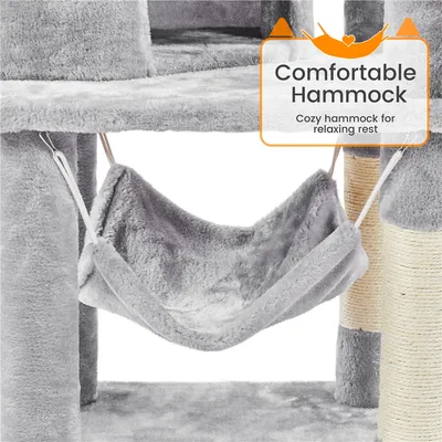 Yaheetech Grand Arbre à Chat en Bois