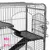Yaheetech Cage pour Petits Animaux à Roulettes Noir