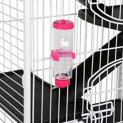 Yaheetech Cage pour Petits Animaux à Roulettes Blanc