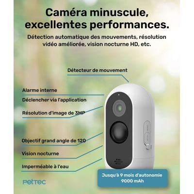 PetTec caméra de surveillance