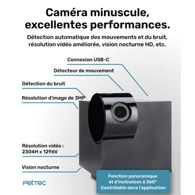PetTec caméra de surveillance