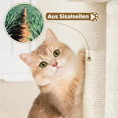 Kratzbaum Klein 60cm stabil Kletterbaum mit großem Aussichtplattform Kratzbaum Klein 60cm stabil Kletterbaum mit großem Aussichtplattform