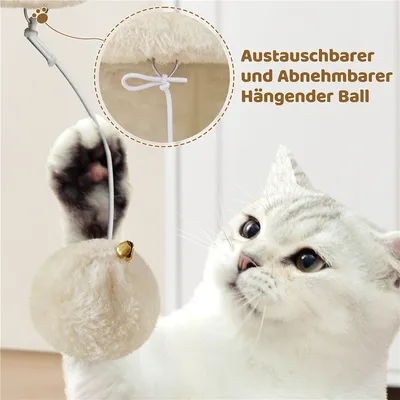 Kratzbaum Klein 60cm stabil Kletterbaum mit großem Aussichtplattform Kratzbaum Klein 60cm stabil Kletterbaum mit großem Aussichtplattform