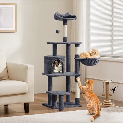 Kratzbaum 145cm,stabil,Plattform,Mulde,Sisal,für kleine/mittelgroße Katzen Kratzbaum 145cm,stabil,Plattform,Mulde,Sisal,für kleine/mittelgroße Katzen