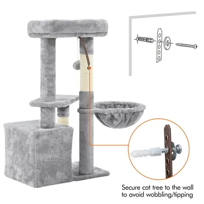 Yaheetech Arbre à Chat 86,5 cm de Haut