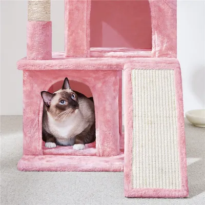 Yaheetech Arbre à Chat avec Poteaux en Sisal