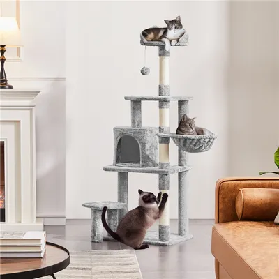 Yaheetech Arbre à Chat Multiniveau avec Perchoir Yaheetech Arbre à Chat Multiniveau avec Perchoir