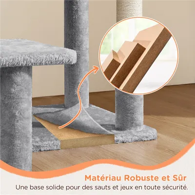 Yaheetech Arbre à Chat Multiniveau avec Perchoir Yaheetech Arbre à Chat Multiniveau avec Perchoir