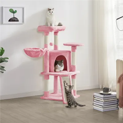 Yaheetech Arbre à Chat Multiniveau Petit Arbre à  Grimper