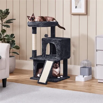 Yaheetech Arbre à Chat  avec Poteaux en Sisal