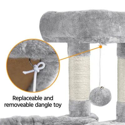 Yaheetech Arbre à Chat Multiniveau Petit Arbre à  Grimper