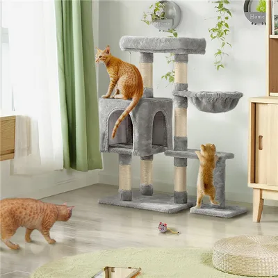 Yaheetech Arbre à Chat en Bois avec Condo