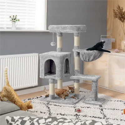 Kratzbaum 96 cm hoch Katzenbaum Katzenkratzbaum Kletterbaum