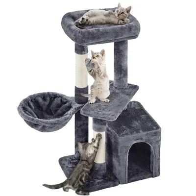 Petit Arbre à Chat Multiniveau Tour Pour Chat 87 Cm De Haut