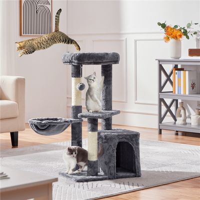 Petit Arbre à Chat Multiniveau Tour Pour Chat 87 Cm De Haut