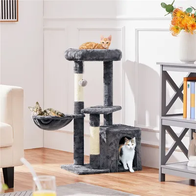 Petit Arbre à Chat Multiniveau Tour Pour Chat 87 Cm De Haut