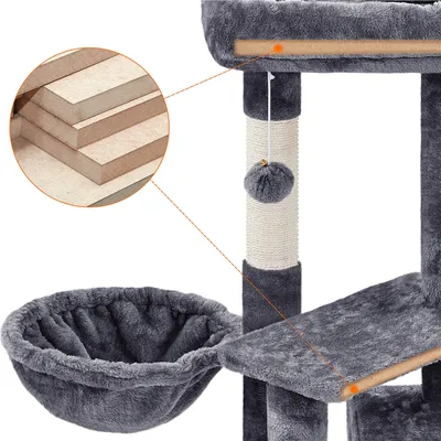 Yaheetech Arbre à Chat 86,5 cm de Haut