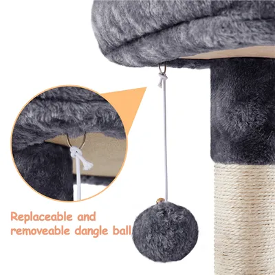 Yaheetech Arbre à Chat 86,5 cm de Haut