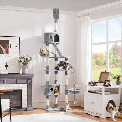 Yaheetech Arbre à Chat XXL pour 2-3 Chats  Adultes