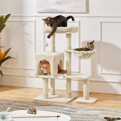 Yaheetech Arbre à Chat en Bois avec Condo