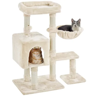 Yaheetech Arbre à Chat en Bois avec Condo