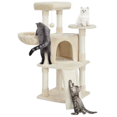 Kratzbaum Stabil Katzenkratzbaum Kletterbaum für Katzen groß 107cm Kratzbaum Stabil Katzenkratzbaum Kletterbaum für Katzen groß 107cm