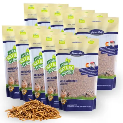 Lyra Pet® vers de farine séchés