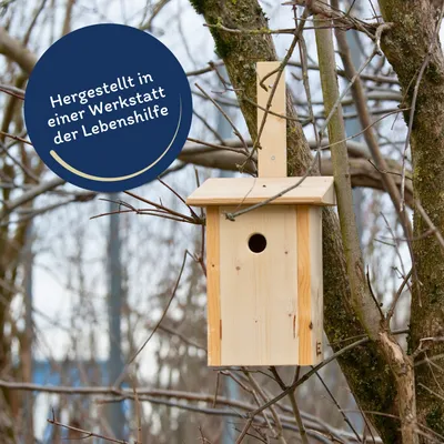 Lyra Pet® Nichoir Pension Wilmas - Fait à la main par Lebenshilfe e. V.