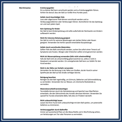 Lyra Pet® Balle de tennis