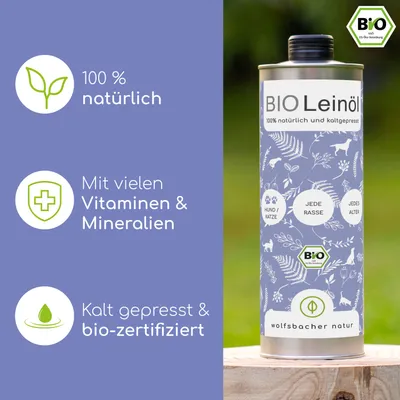 Wolfsbacher Natur Bio Leinöl Wolfsbacher Natur Bio Leinöl