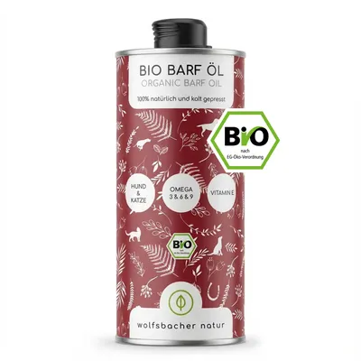 Wolfsbacher Natur Mélange d’huiles bio pour chiens