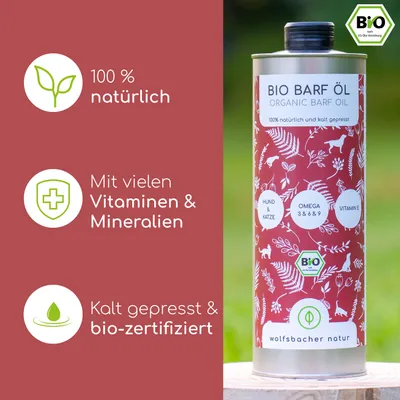 Wolfsbacher Natur Bio Barf Öl Wolfsbacher Natur Bio Barf Öl