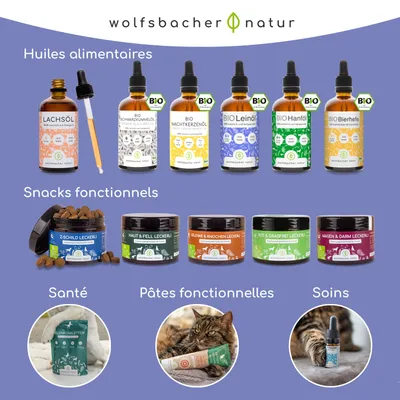 Wolfsbacher Natur Huile de Lin Bio