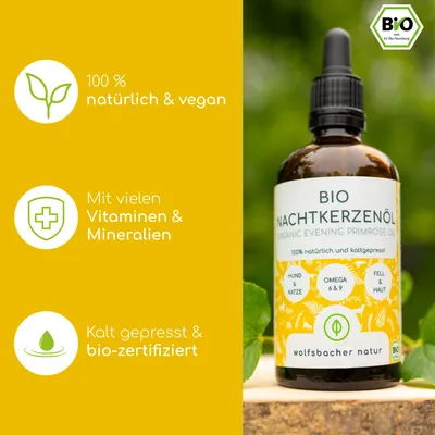 Wolfsbacher Natur Bio Nachtkerzenöl