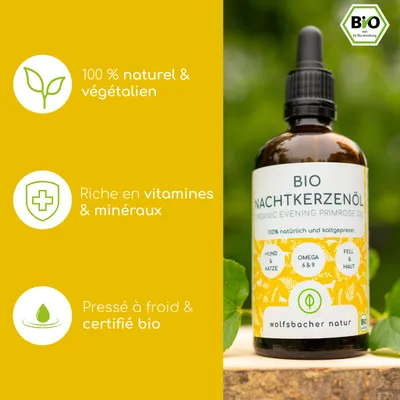 Wolfsbacher Natur Huile d’Onagre Bio 100ml