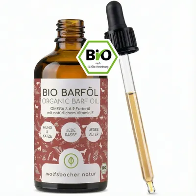 Wolfsbacher Natur Mélange d’huiles bio pour chiens