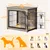 Yaheetech Cage pour Chien en Bois