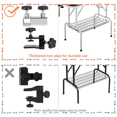 Yaheetech Table de Toilettage pour Chien